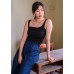 Solid Rib Knit Tank Top